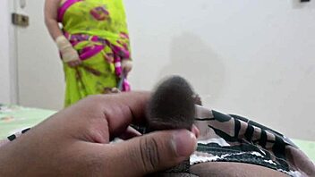 flashing hard cock to sexy tamil maid renu