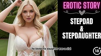 Excited bride delivers sloppy blowjob to lover part 1