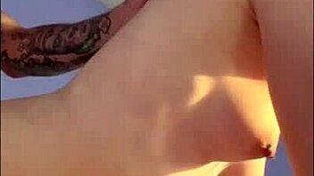 strong guy pumps cum deep in petite tight pussy