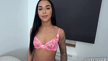 Black Angel's Bareback Creampie Heaven in Tight Pussy