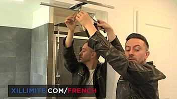 french asian babe begs for bathroom anal pounding