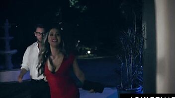 Cheating wife Angela White's wild orgy leaves her bent over in rough bliss
