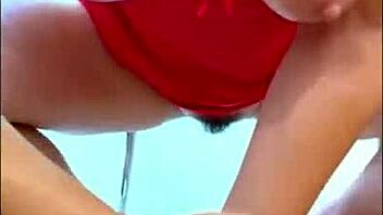non-stop handjob cumshots on natural tits close-up compilation