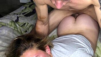 chubby latina teen screams in rough anal pain orgasm