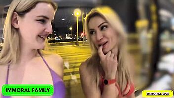 irina cage stuffed full by three guys in wild threesome frenzy