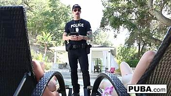 Lucky alex pounds brooklyn chase and penny's big tits in hardcore threesome