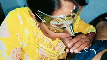 Neha Bhabhi Sucks Huge Dick Nonstop Begging Cum In Mouth!