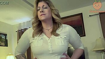 stepmom finds cum stains on her panties in taboo pov milf dirty talk scene