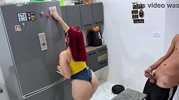 brazilian maid hired for voyeur teasing lust frenzy