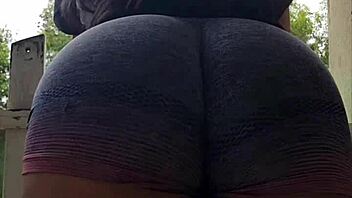 uhh neighbor watch me stroke my big tits and ass
