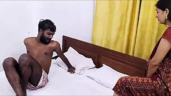 Horny Indian Milf Sucks Cock Swallows Cum Passionately