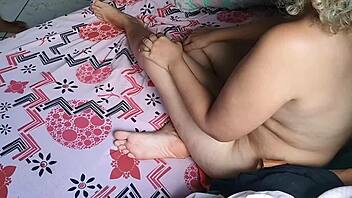 bailey plays with her ass then rides my cock wildly