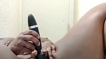 why does this sweet ebony clit vibrate so intensely during her solo toy play