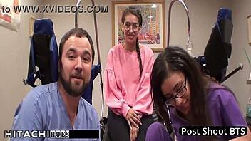 Kitty Catherine moans through doctor-forced hitachi orgasms in Tampa hospital
