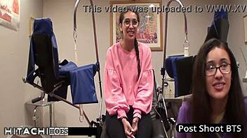 Kitty Catherine moans through doctor-forced hitachi orgasms in Tampa hospital