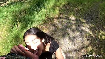 Kim and Leo's Outdoor Hardcore Ass Licking Submission