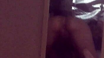 latina big ass babe blowjobs with booty on mirror
