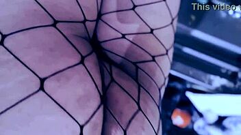 Latina tranny strips teases tiny cock horny video
