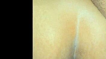 Brazilian couple hides DOGGYSTYLE CREAMPIE in parents' kitchen