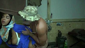 Petite schoolgirl vs army stud—who conquers that uniform pussy?