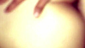 filling my wife's shaved ass with hot creampie load