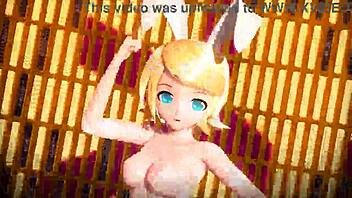 Kagamine Rin Full Nude Alien Bunny Costume Mod