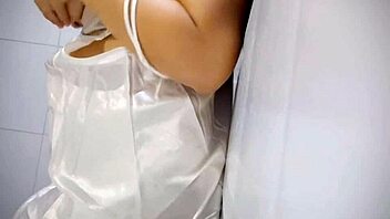 chubby babe teases tits till pussy drips wet