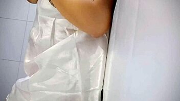 chubby babe teases tits till pussy drips wet