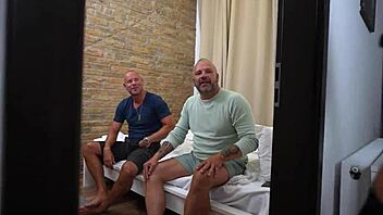 swinger couples swap wives for sloppy foursome fun