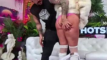 he roughly face fucks beautiful tiffani madison leaving her cum covered sloppy