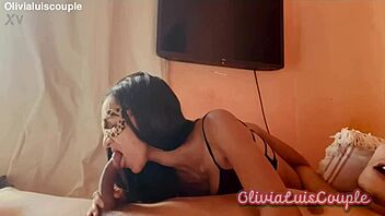 german milf mommy blowjob surprise for 18th birthday swallow