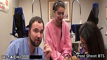 Kitty Catherine moans through doctor-forced hitachi orgasms in Tampa hospital