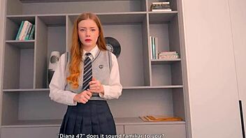 principal catches webcam schoolgirl: rough fuck or get expelled, cutie?