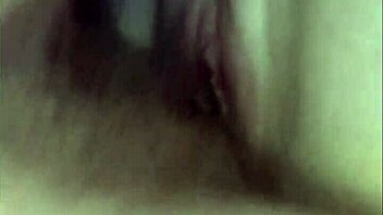 cumshot all over my black stockings after hard missionary fuck