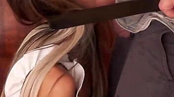 Candie Cross as french maid gets deepthroat face fucked choking gagging submissive 😩🍆