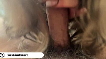 Hungarian teen babe sucks cock wildly in homemade bedroom close-up sex