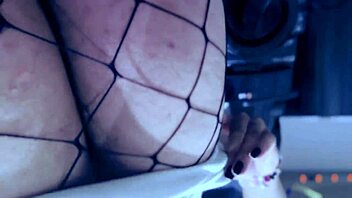 Latina tranny strips teases tiny cock horny video
