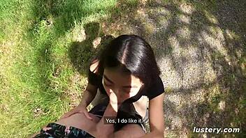 Kim and Leo's Outdoor Hardcore Ass Licking Submission