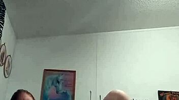 Pierced big tits babe plays with wet pussy teasingly