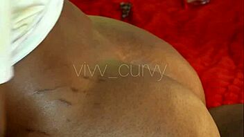 curvy ebony babe reverse rides big black cock