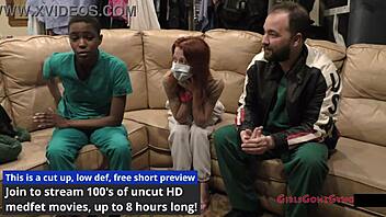 examine my huge hooters nurse jewel slaps patient silly