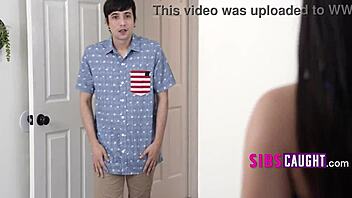 cute latina teen skirt too short pov tease
