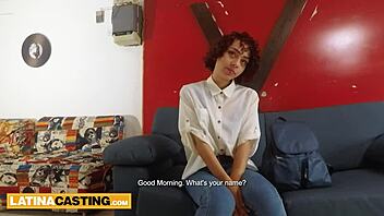 skinny colombian tattoo model anal pounded hard in casting