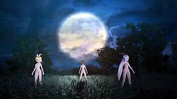 Kagamine Rin Meiko Haku nude mod