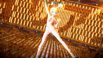 Kagamine Rin Full Nude Alien Bunny Costume Mod
