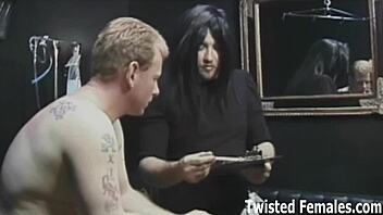 brutal femdom dominates humiliated slave with pain