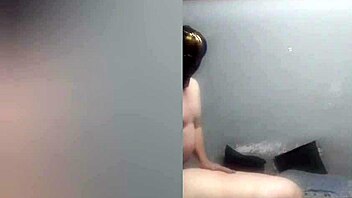 bbw milf in mask gets face fucked pussy pounded doggy cum on huge tits
