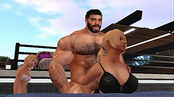 I couldn't resist handsome hunk Cam Heyward's thick cock in steamy threesome