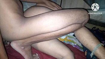 hot indian desi couple bangs wildly in bathroom boots skirt lifted