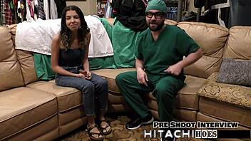 aria nicole hitachi orgasms in doctor's play session tampa